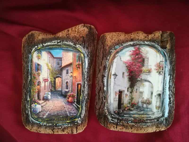 Foto de imagens diferentes (à base de cortiça)