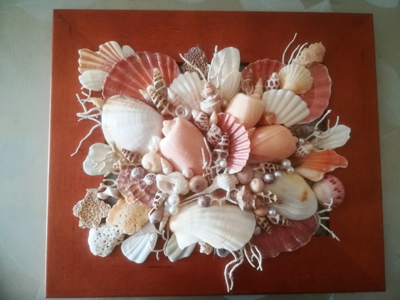 Foto Souvenirs de Portugal de apliques e painéis de conchas